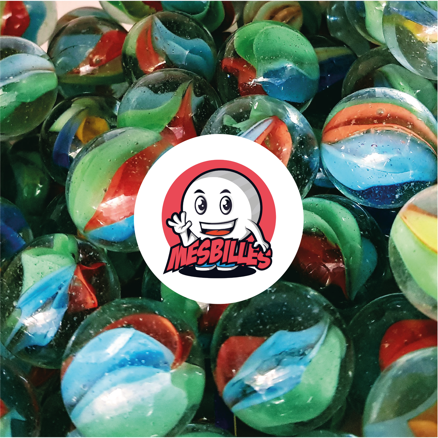 1 Bille Oeil de Chat 25 mm