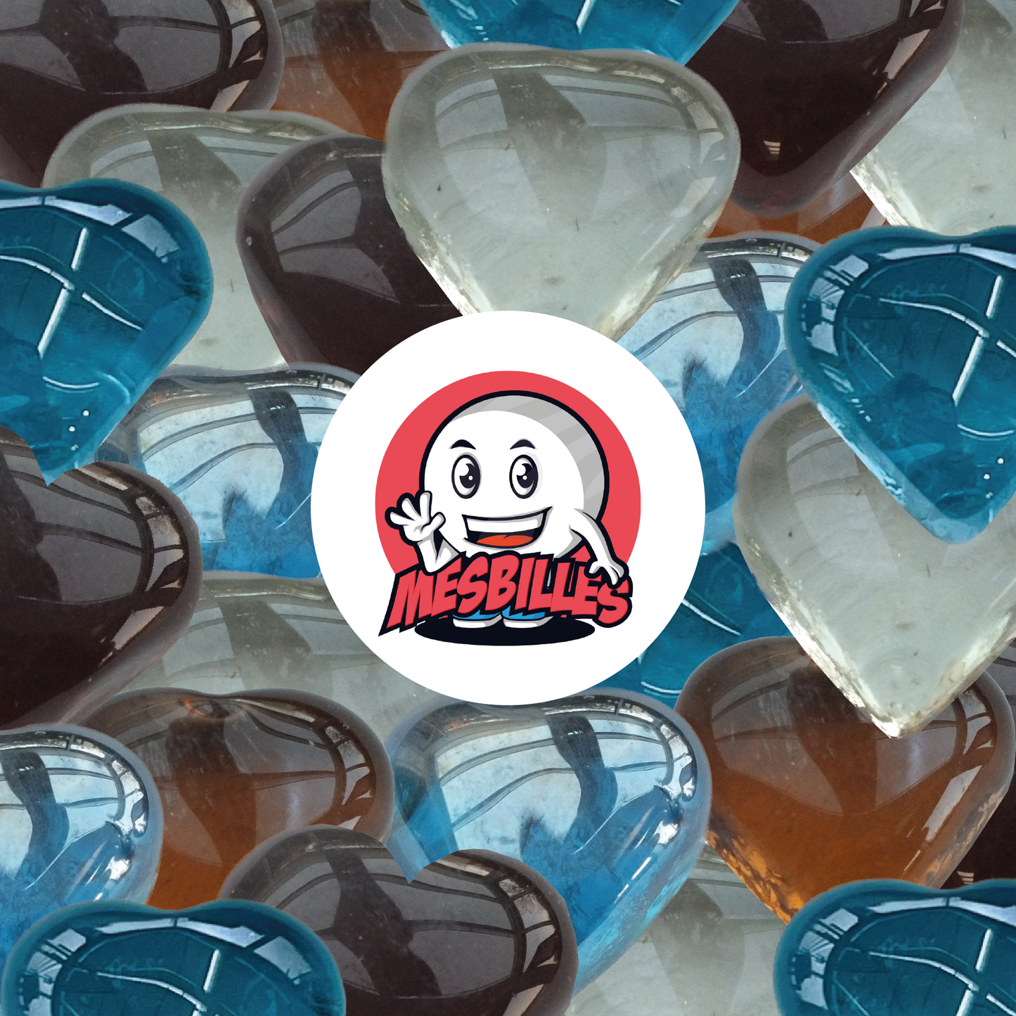 Les Billes de formes plates sont très rares, elles se prêtent particulièrement à la collection, mais également aux échanges entre joueurs de billes.