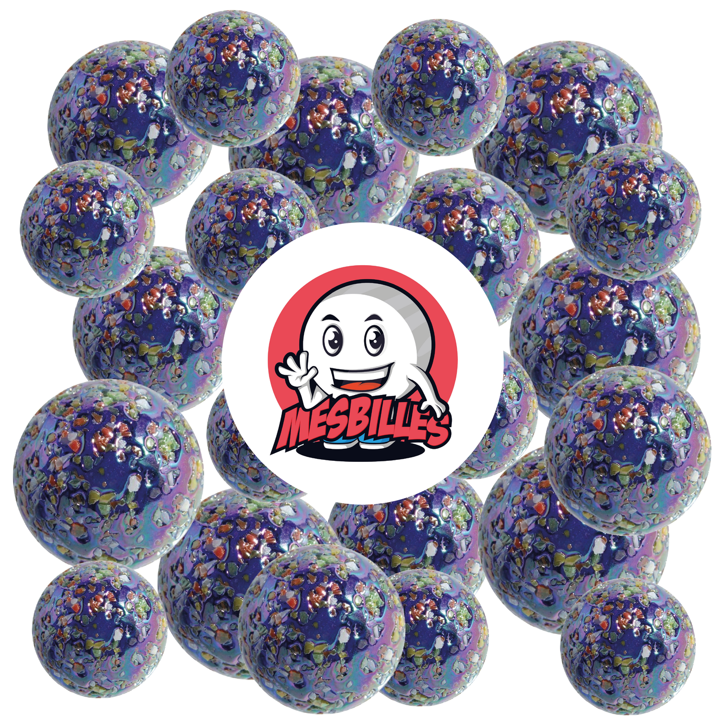 1 Bille Pépite étoile 25 mm