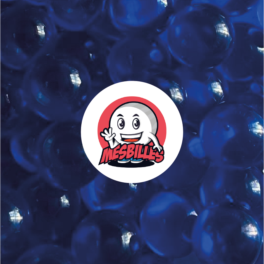 1 Bille Loupe Bleu-Nuit 12 mm