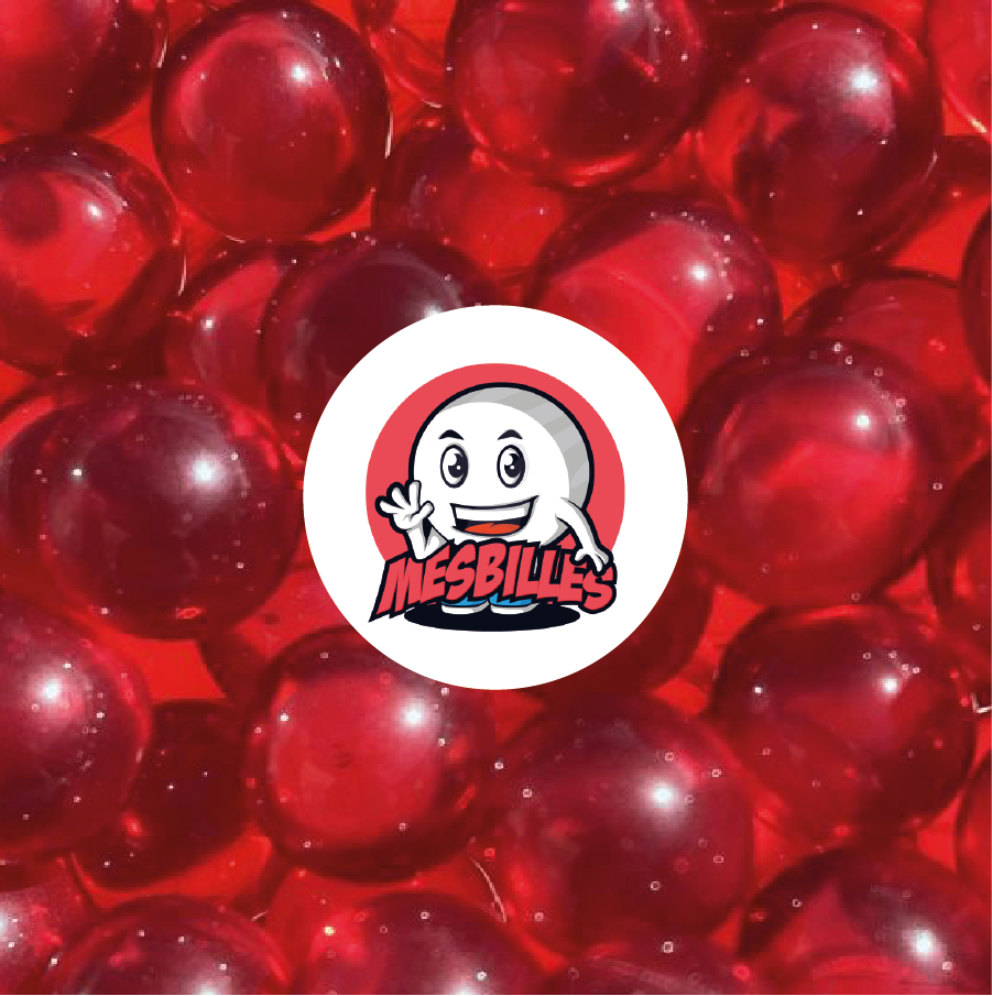 1 Bille Loupe Rouge 10 mm