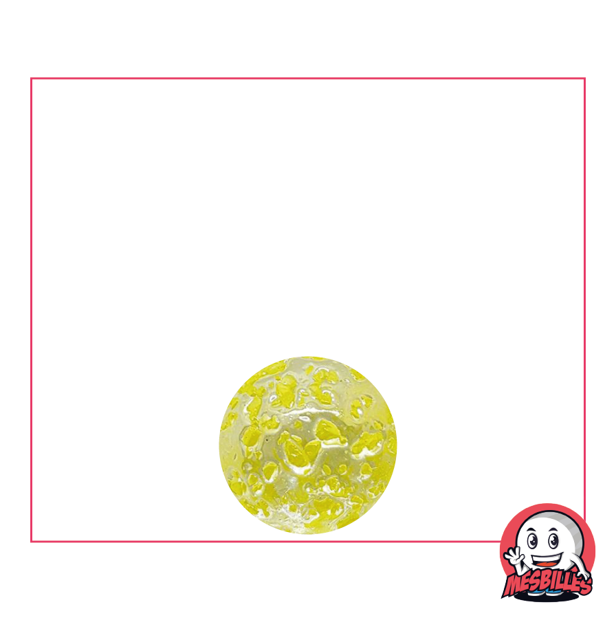 1 Bille Pépite Jaune 12 mm