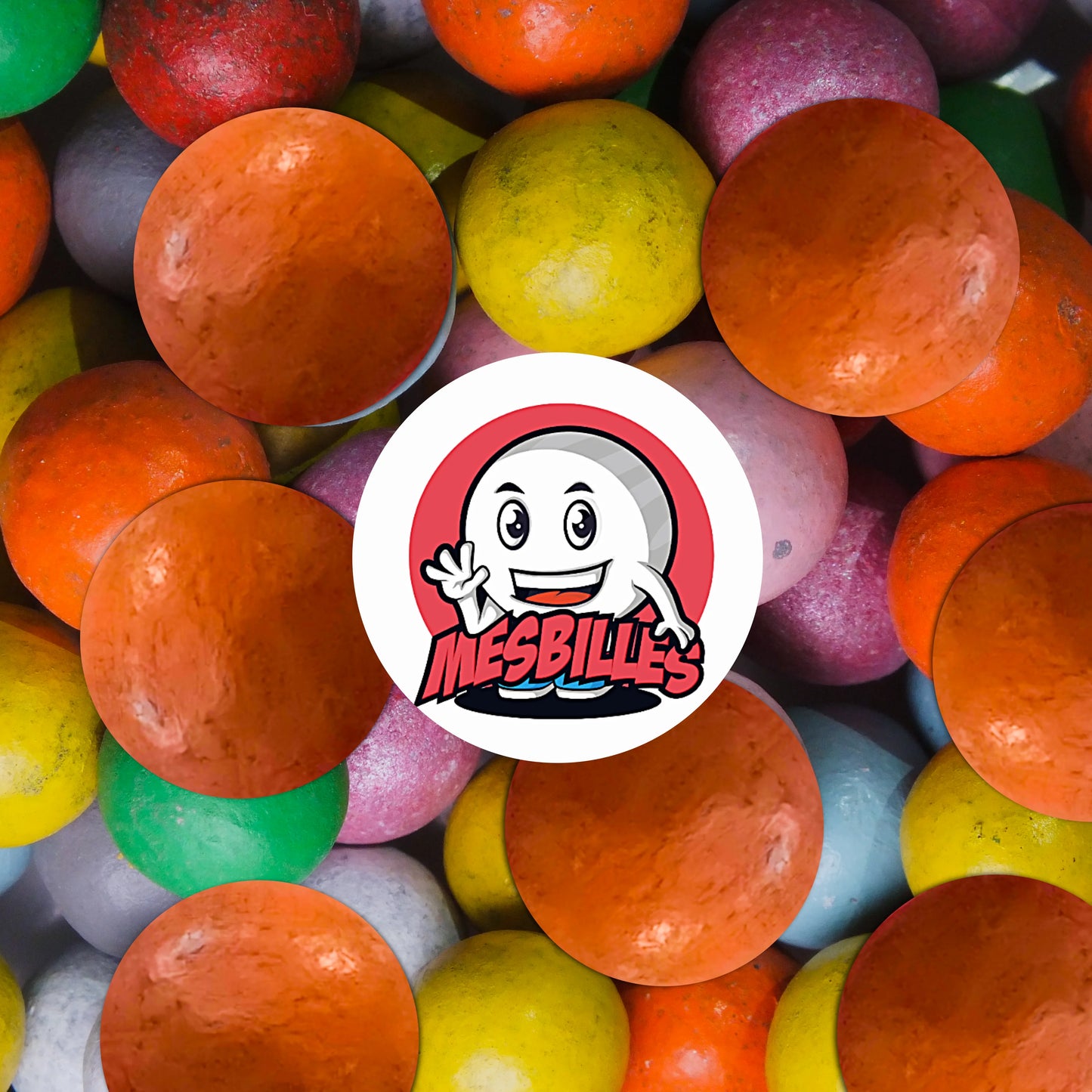 Lot de billes en terre orange 16 mm – robustes et colorées, parfaites pour les amateurs de jeux traditionnels et collectionneurs