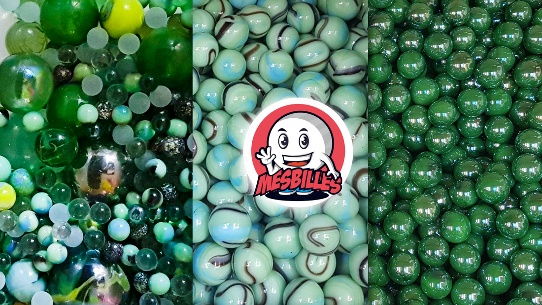 MesBilles - Photos des commandes de billes vertes