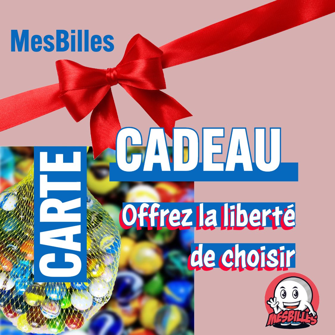 Offrez la liberté de choisir des billes avec les cartes cadeaux MesBilles