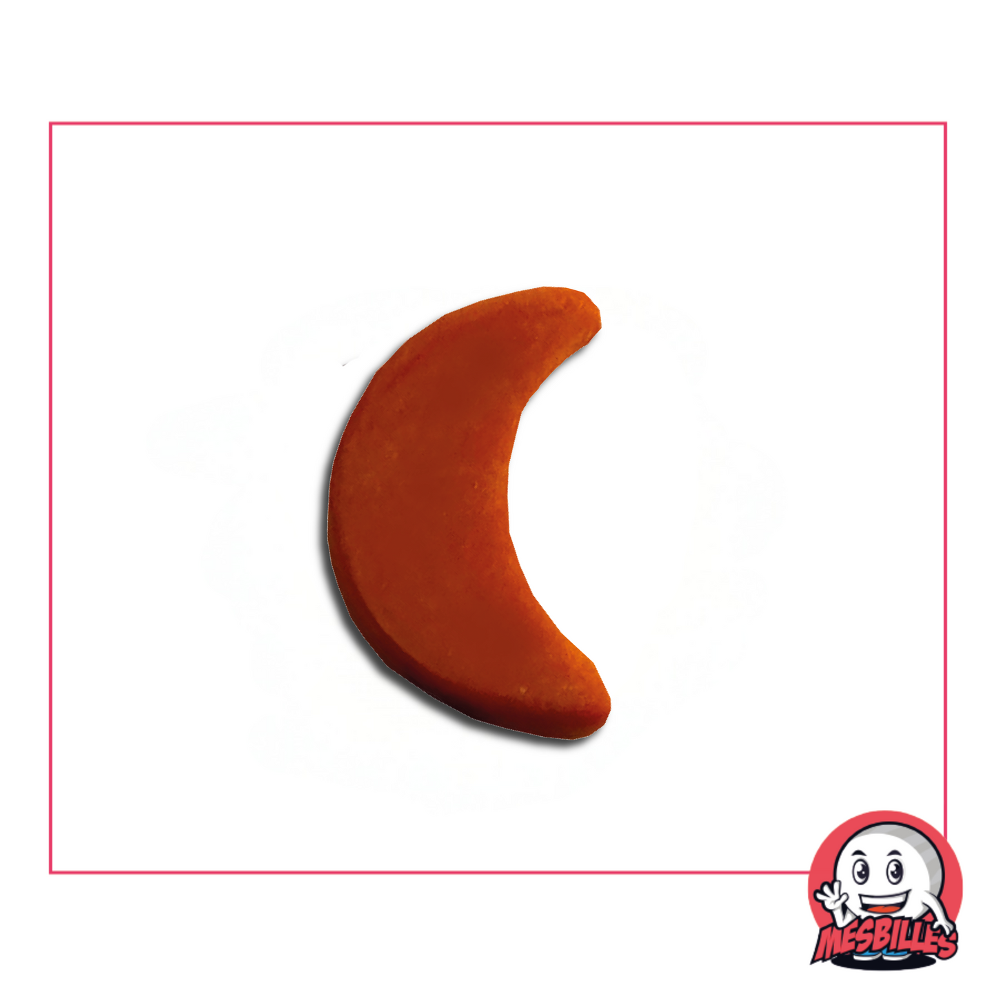 1 Bille Lune Perle Orange Extra Plate