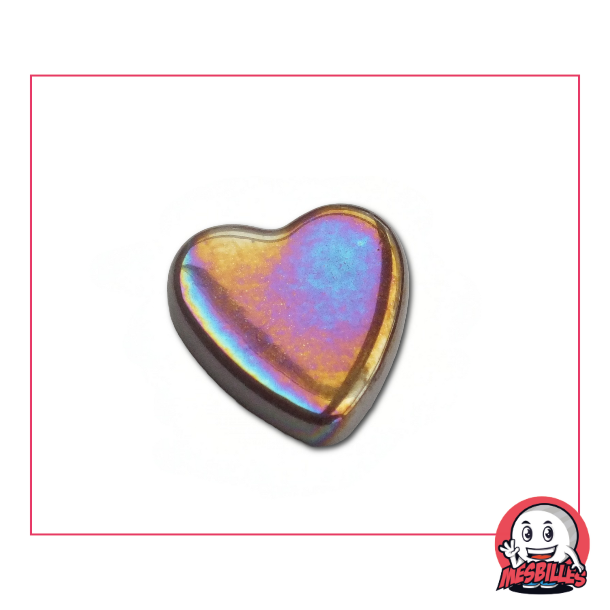 1 Bille Coeur Chocolat Glossy extra plate