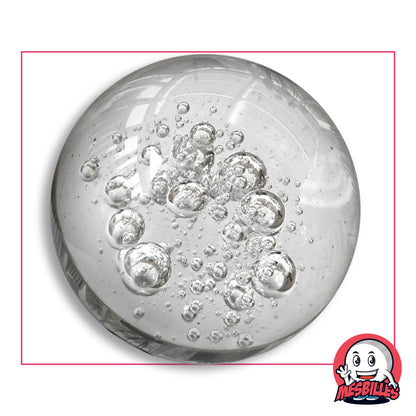 Grande bille Bulles Cristal Verre de Bohême 150 mm