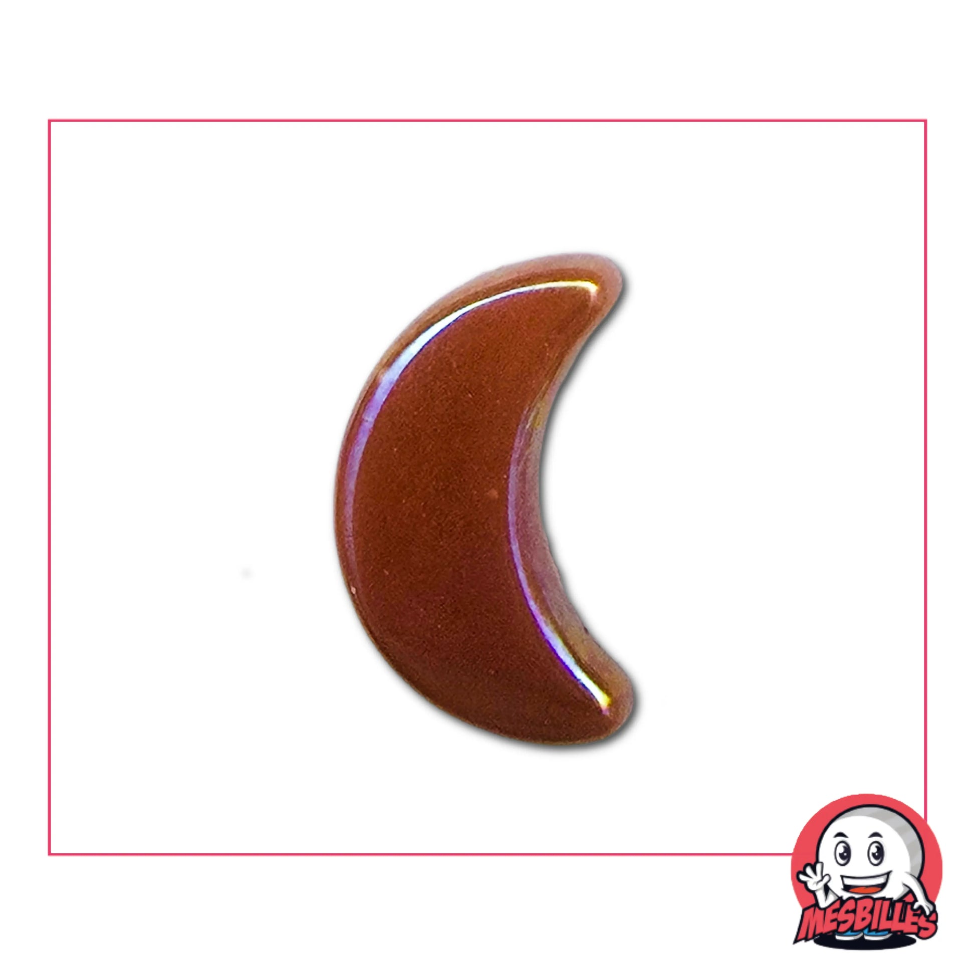 Difficile de classer la Bille Extra-plate Lune Glossy Chocolat : elle est utilisée pour décorer, jouer et collectionner.