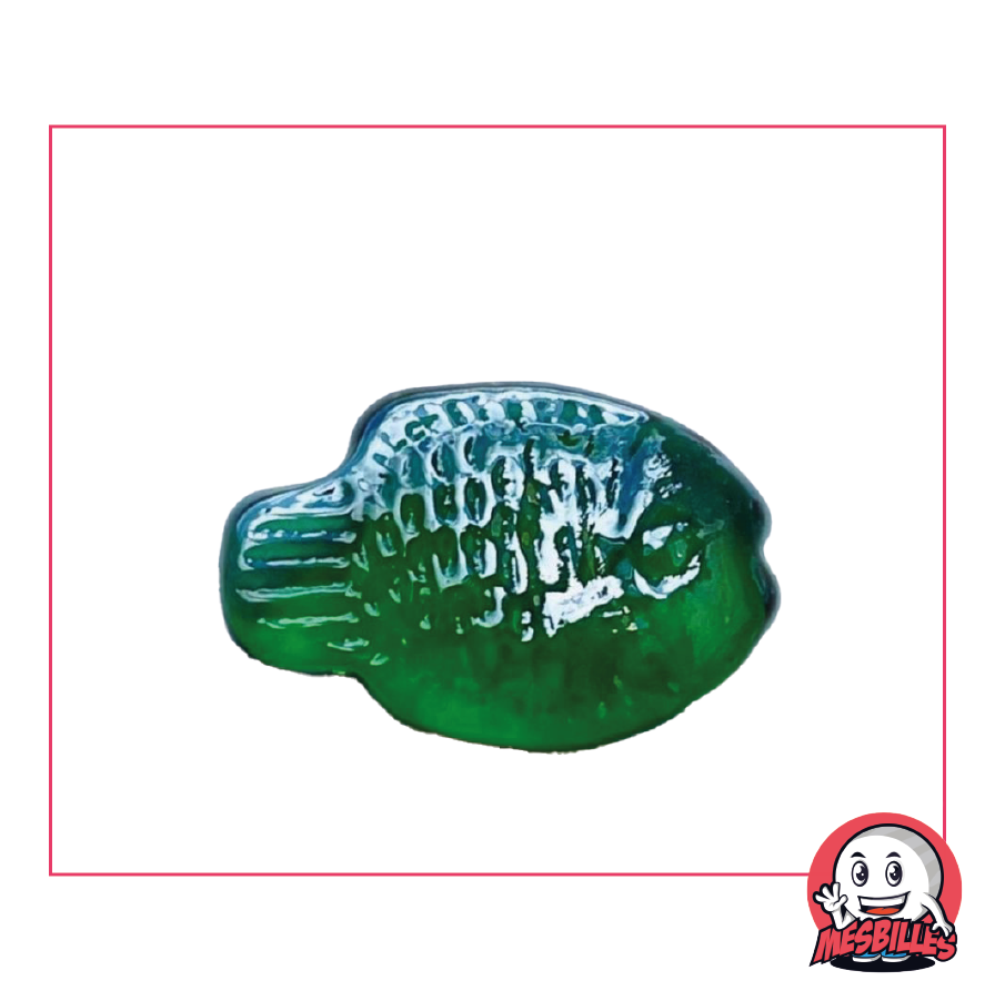 1 Bille Poisson Koï Vert