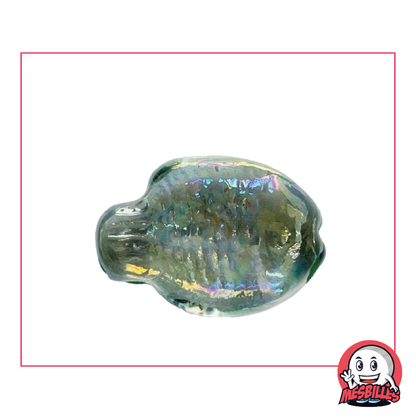 MesBilles vous propose cette Bille en verre Translucide de Couleur Cristal : la Bille Poisson Koï.