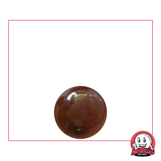 Bille en verre  couleur Ambre de 14 mm | MesBilles