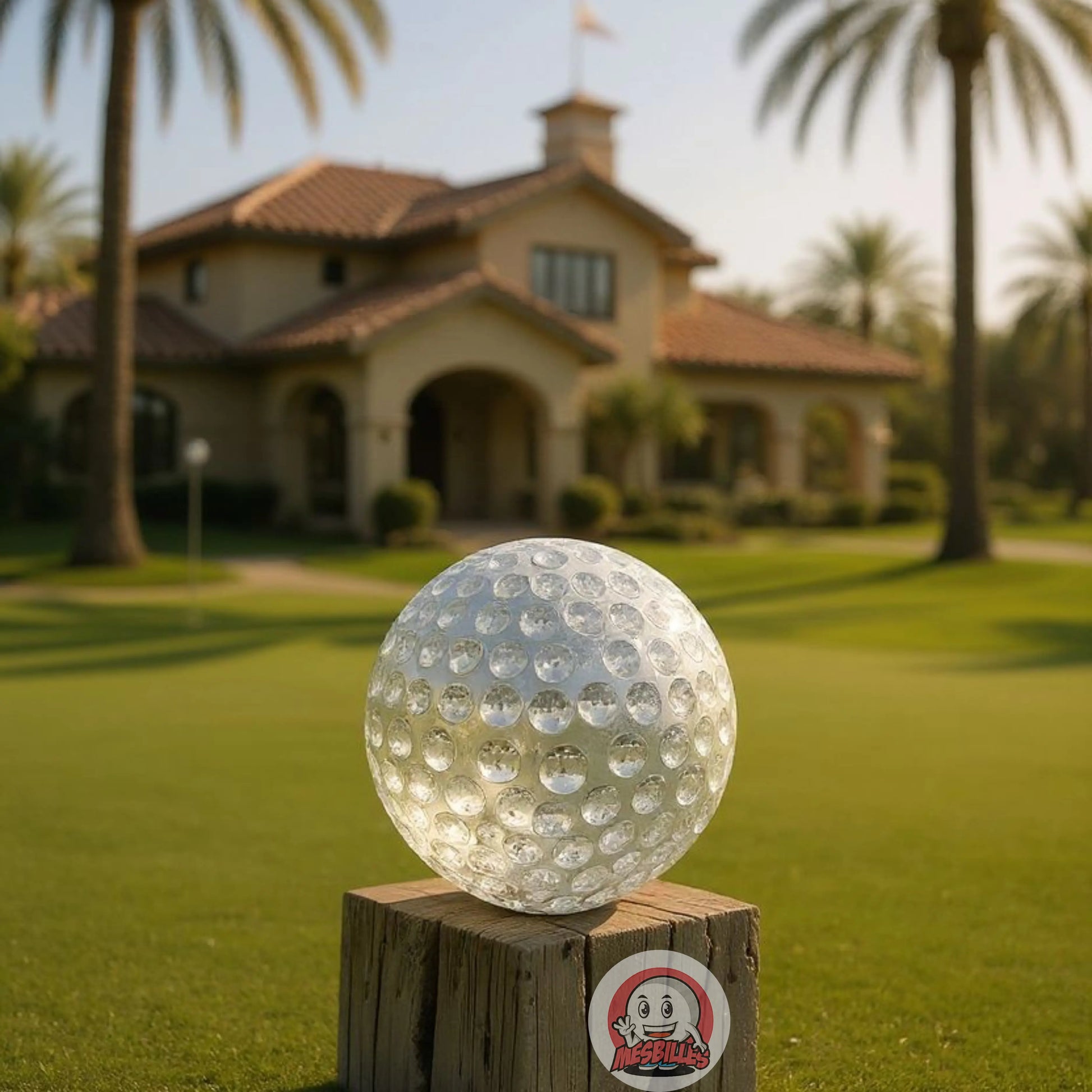 Cette bille d'art est en Cristal de bohème !
