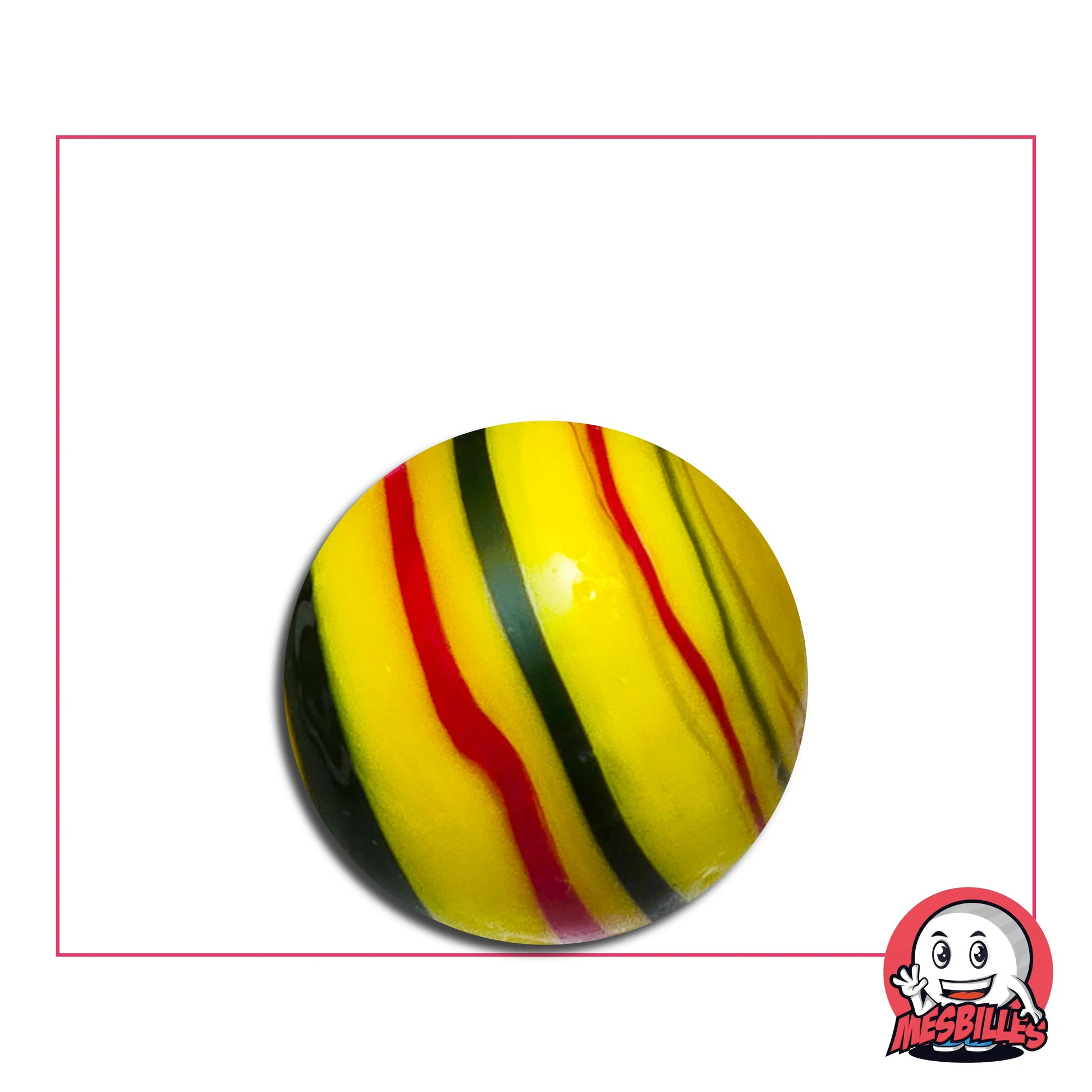 Avec la Bille d'Art Équinoxe Jaune vous tenez le Soleil de Minuit dans vos Mains.