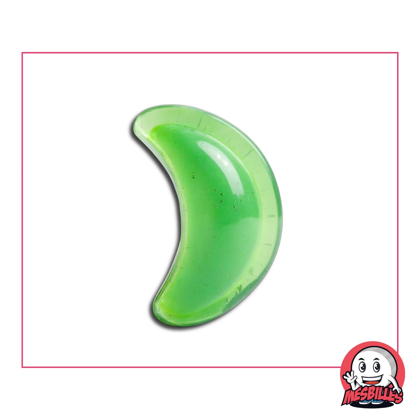 1 Bille Forme Lune Vert