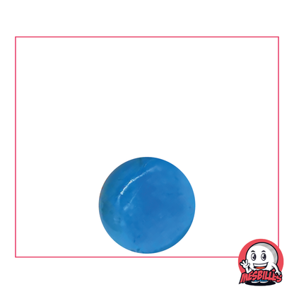 1 Bille verre de bohème Loupe Bleu 12 mm