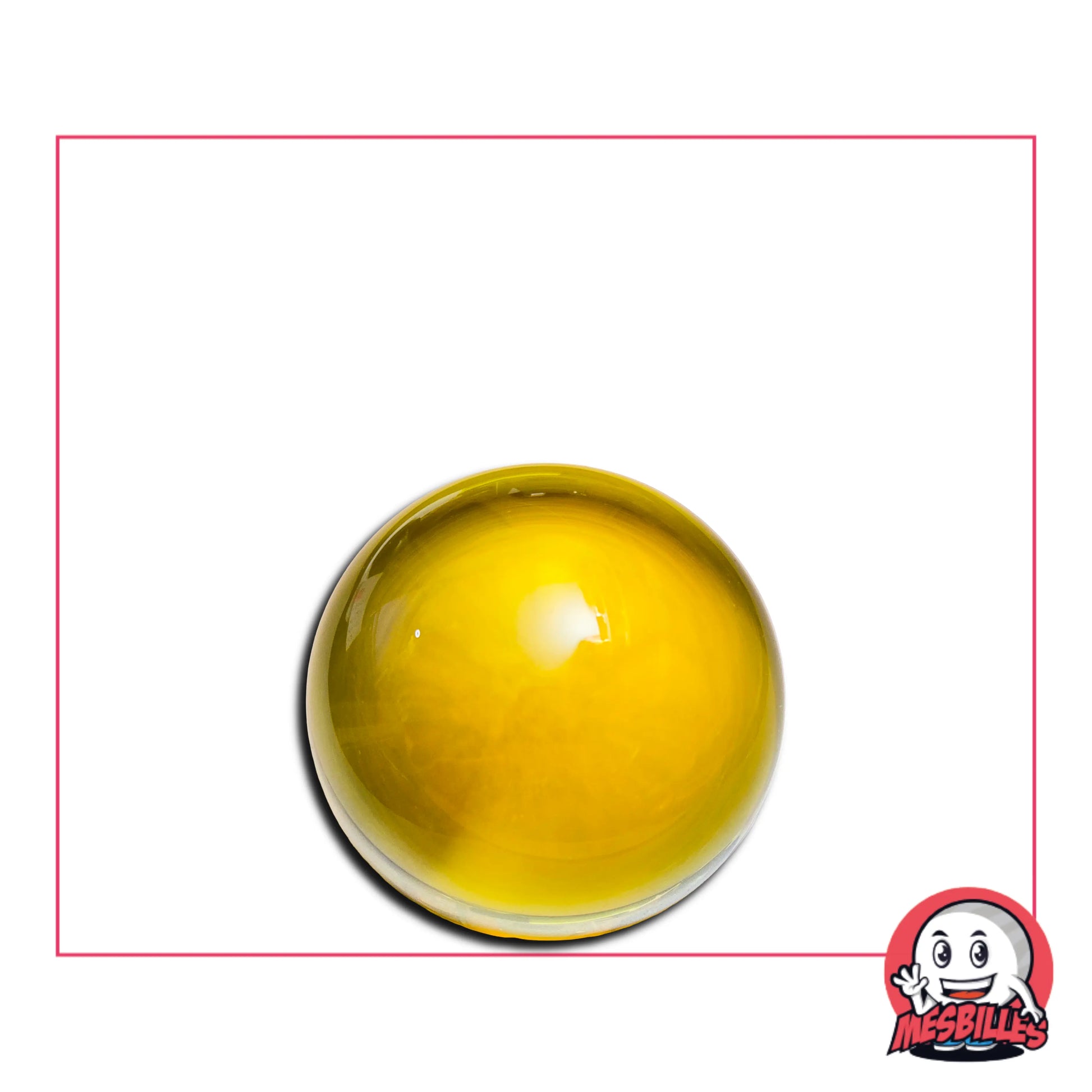 Cette bille en verre ajoutera une touche éclatante à votre collection, sans besoin de lunettes de soleil, sauf si vous voulez briller comme une star.