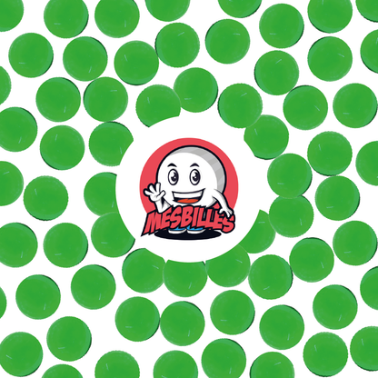 1 Bille verre de bohème Loupe Vert 14 mm