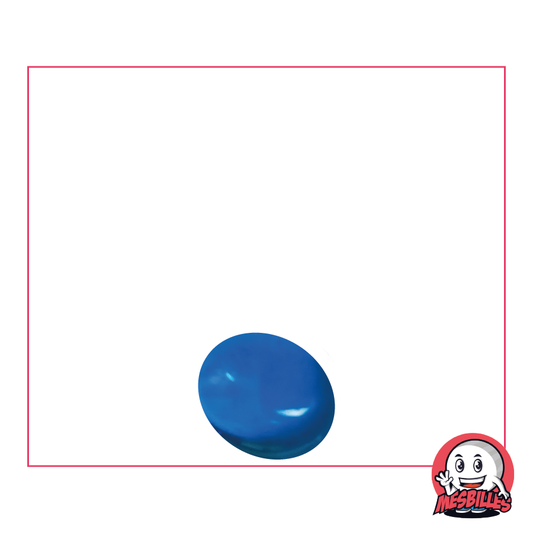 1 Bille Plate 12 mm Loupe Bleu