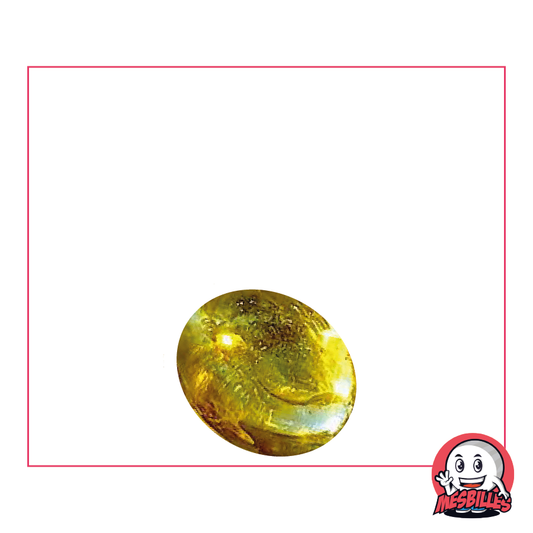 1 Bille Plate Loupe Jaune 18 mm