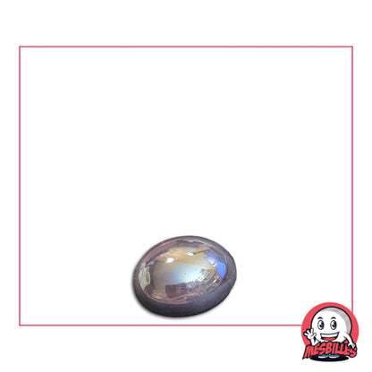 Petit Galet en verre Opaque et Brillant de Couleur Violet, Collection Bille Glossy. La Touche de Glamour pour vos Créations et Collections.