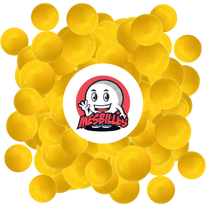 1 Bille Perle Jaune 14 mm