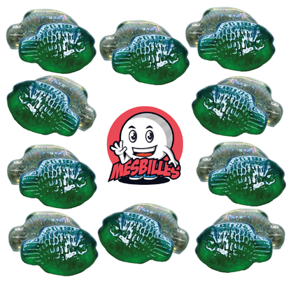 1 Bille Poisson Koï Vert