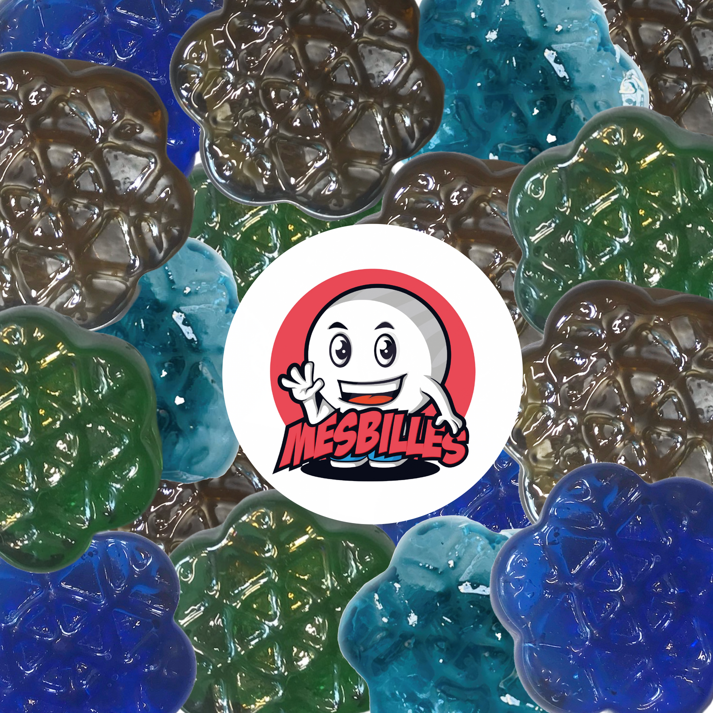 1 Bille Flocon Bleu