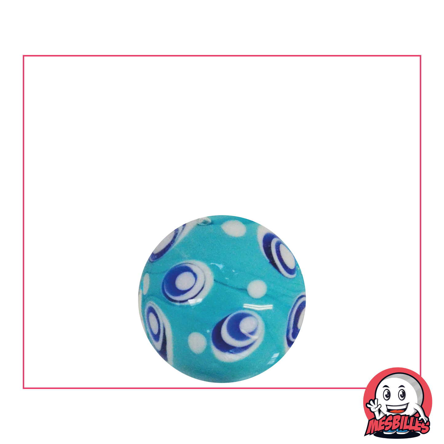 1 Bille Art Bubble Bleu 16 mm