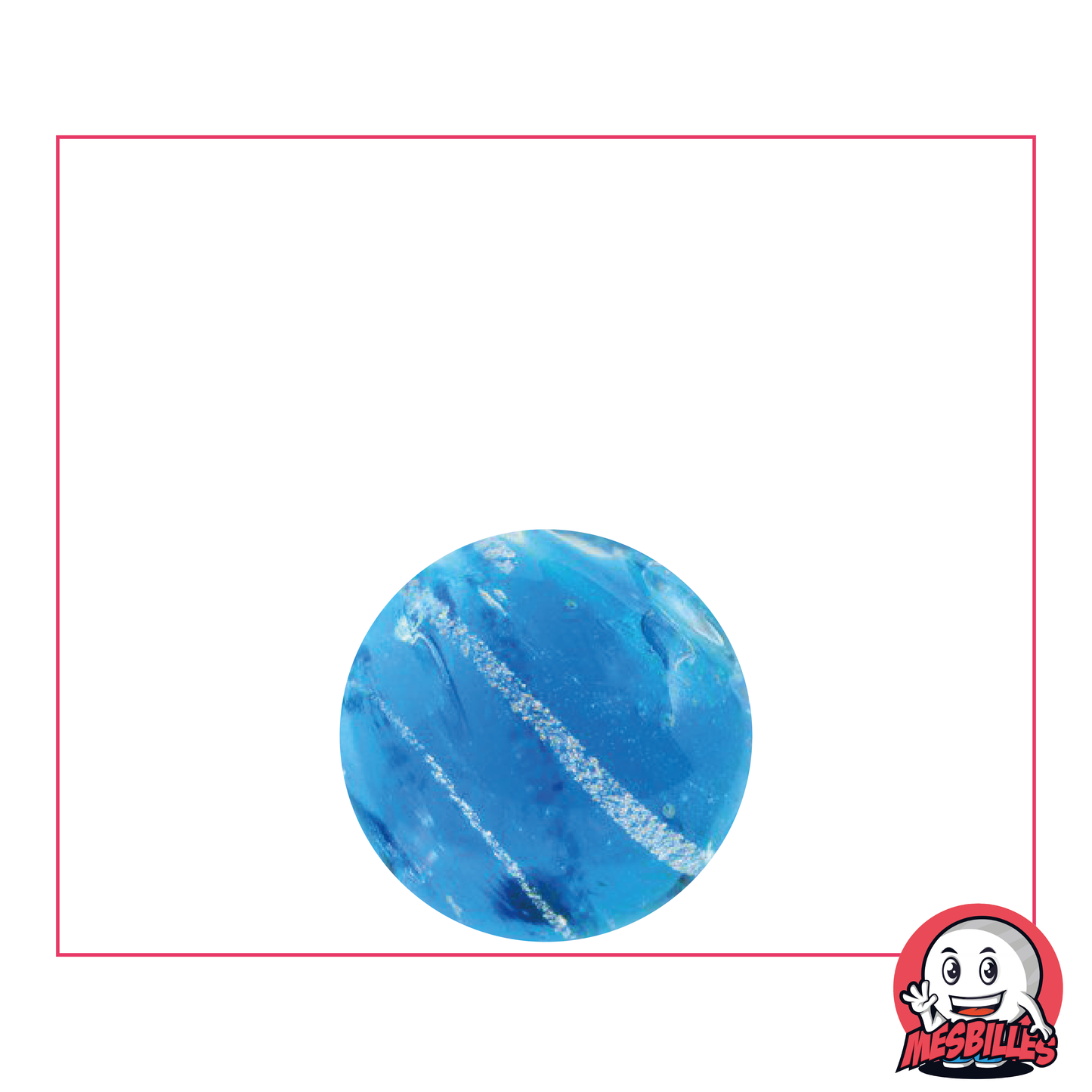 1 Bille Art Céleste Bleue 16 mm