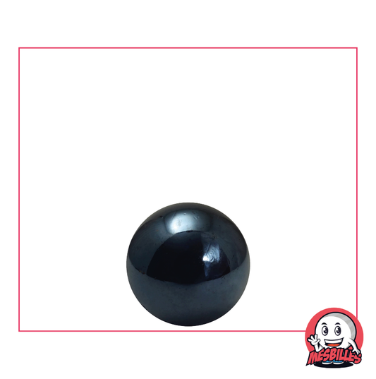 MesBilles - Bille Glossy Noire Nacrée opaque brillante 14 mm