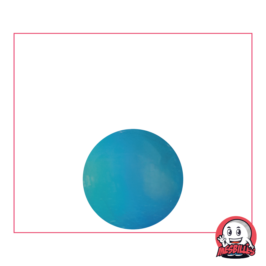 1 Bille Glossy Bleu-Clair 16 mm