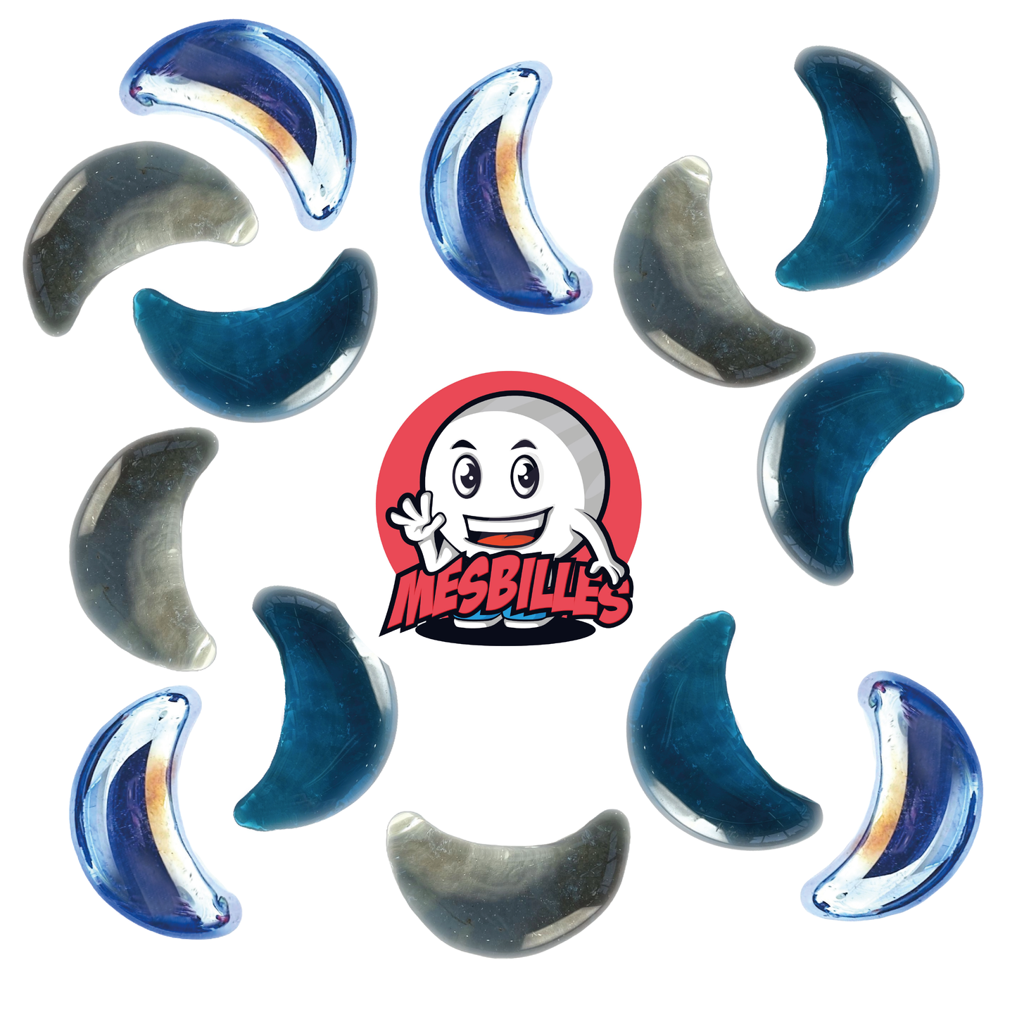 1 Bille Lune Bleu-Nuit