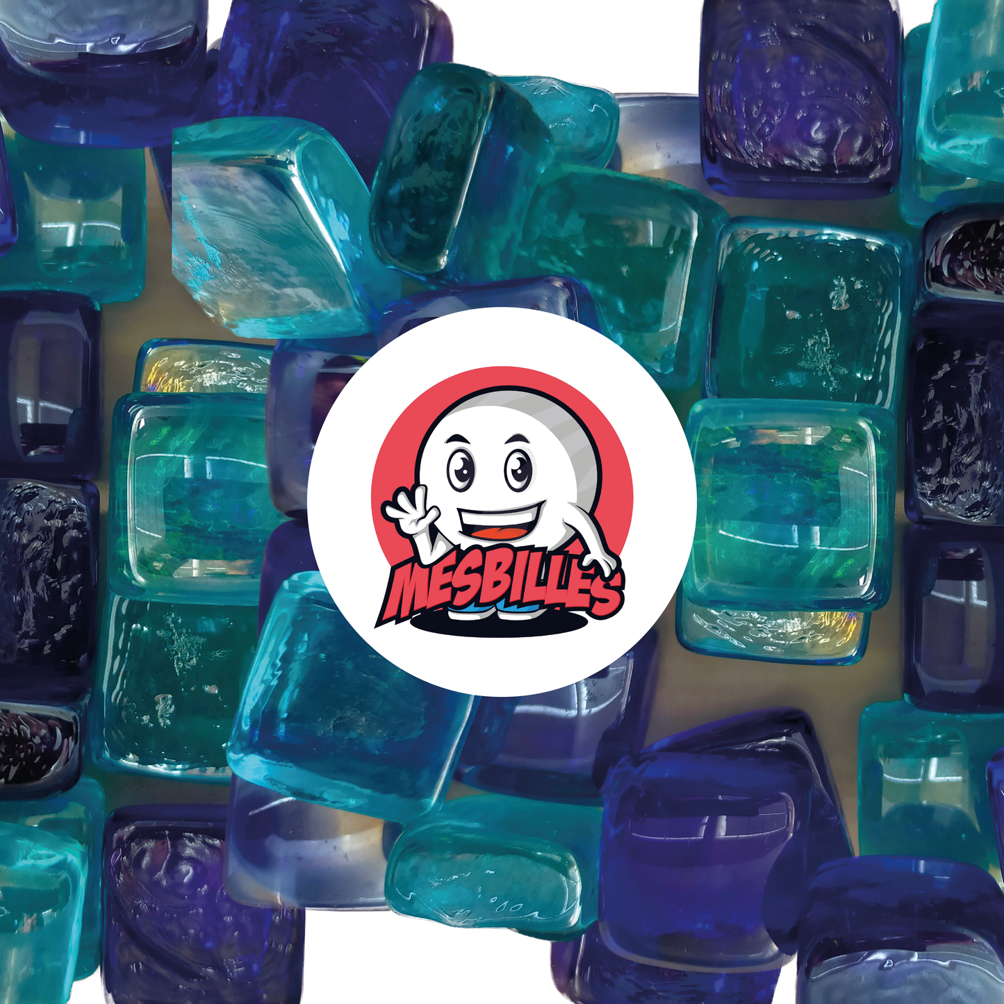 1 Bille Carré Bleu-Nuit