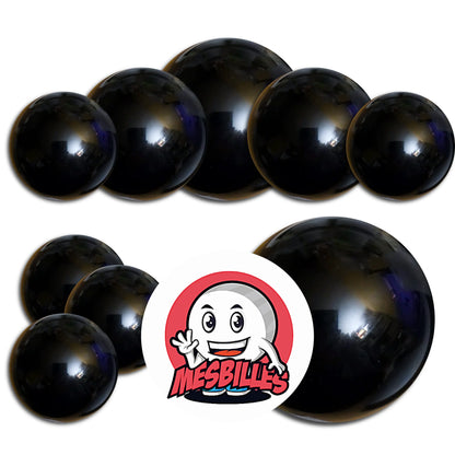 Vous êtes prêt pour un voyage interstellaire sombre et mystérieux ? La Bille Perle Noir de 35 mm est votre vaisseau spatial personnel vers l'inconnu.