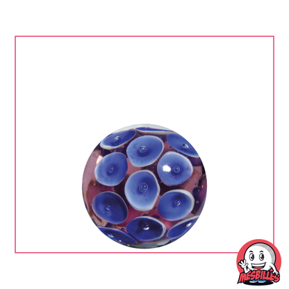 1 Bille Art Nénuphar Bleu 22 mm