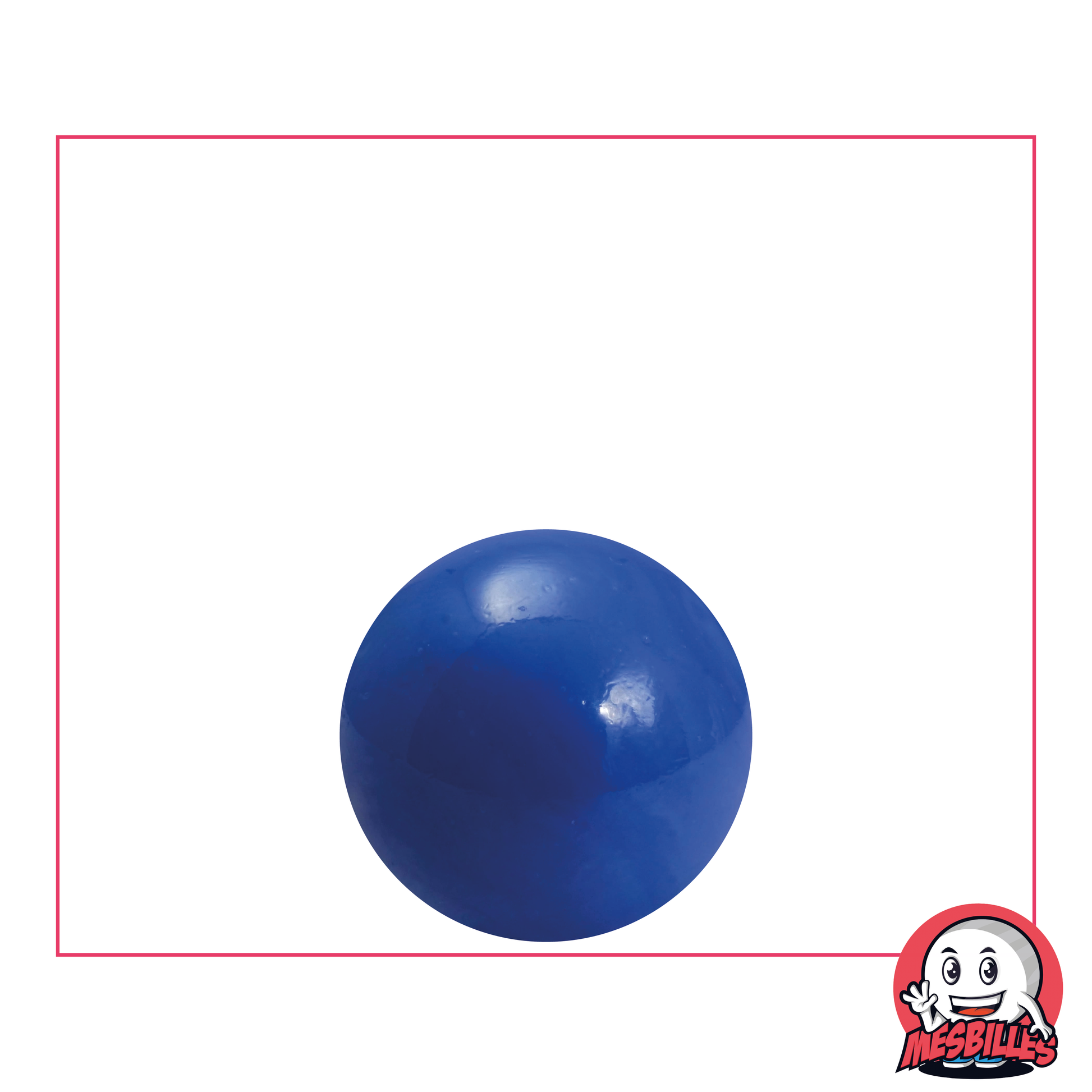 Bille Perle Opaque 16 mm | Une Ode à la Couleur Bleue - MesBilles - MesBilles