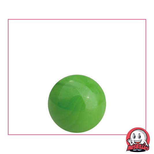 Bille Perle Opaque Verte 16 mm Bille en verre | MesBilles - MesBilles
