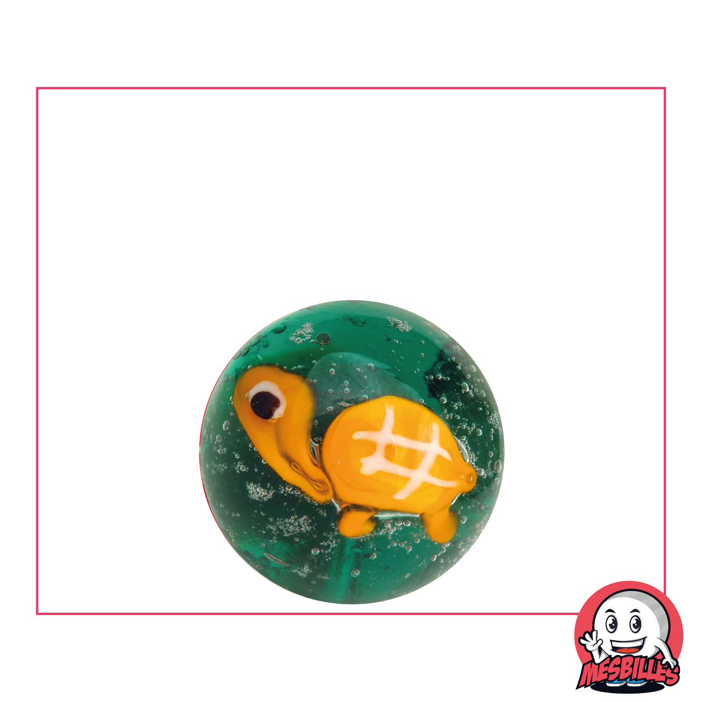 1 Bille Art Tortue 22 mm