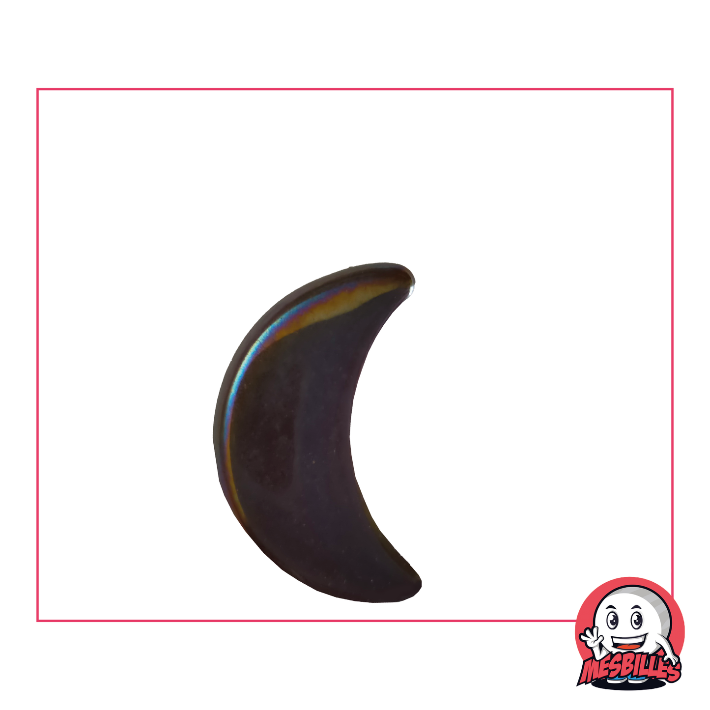 1 Bille Lune Glossy Violet Foncé Extra Plate