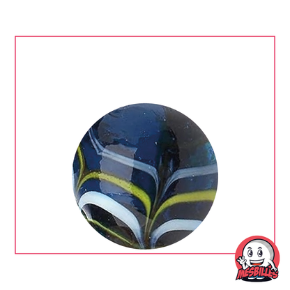 1 Bille Spider Bleu 25 mm