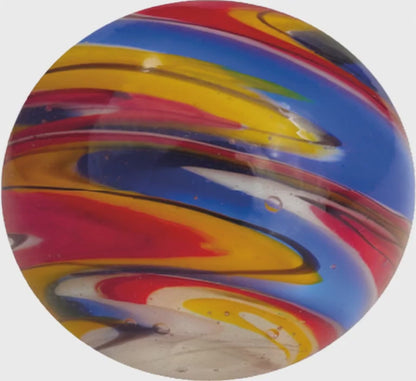 1 Bille Art Flash Bleu 25 mm