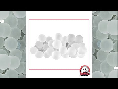1 Bille Cristal Givrée 12 mm