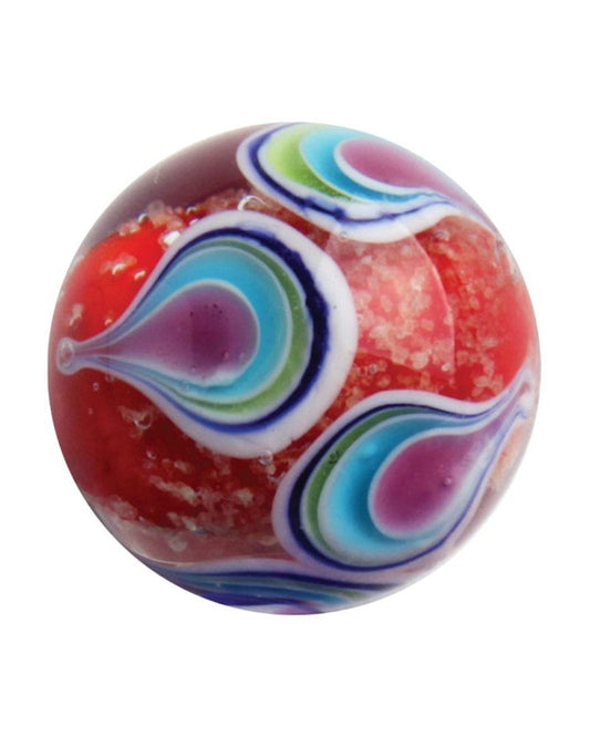 1 Bille Art Phosphorescente Goutte Rouge 16 mm